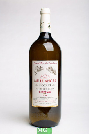 Вино chateau des mille anges mozart белое полусладкое.