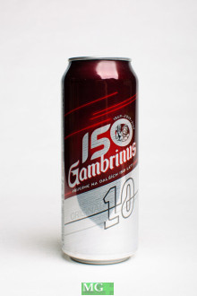 Пиво Gambrinus светлое фильтрованное 4.3% 0.5 л Словакия